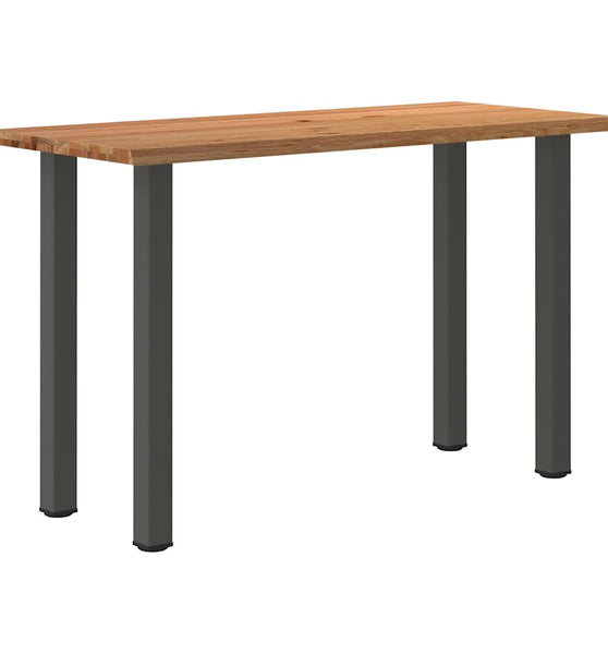 Bartisch Baumkante 180x80x112cm Massivholz Eiche Rechteckig