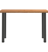 Bartisch Baumkante 180x80x112cm Massivholz Eiche Rechteckig