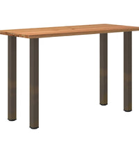 Bartisch Baumkante 180x80x112cm Massivholz Eiche Rechteckig