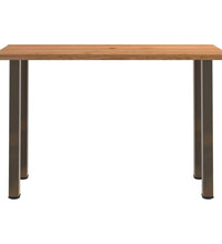 Bartisch Baumkante 180x80x112cm Massivholz Eiche Rechteckig