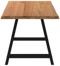 Esstisch mit Baumkanten 180x80x74cm Massivholz Eiche Rechteckig