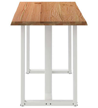 Bartisch mit Baumkanten 180x80x92cm Massivholz Eiche Rechteckig