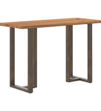 Esstisch mit Baumkanten 180x80x74cm Massivholz Eiche Rechteckig