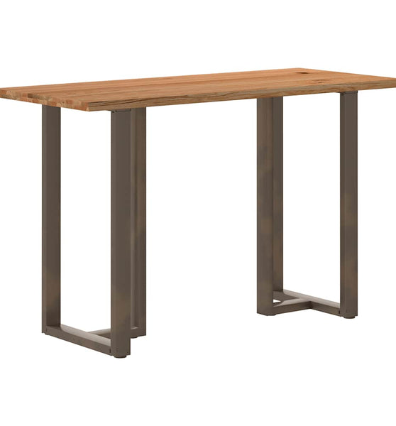 Esstisch mit Baumkanten 180x80x74cm Massivholz Eiche Rechteckig