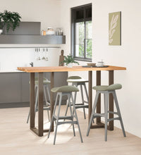 Esstisch mit Baumkanten 180x80x74cm Massivholz Eiche Rechteckig