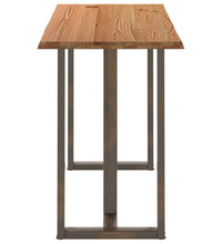 Esstisch mit Baumkanten 180x80x74cm Massivholz Eiche Rechteckig