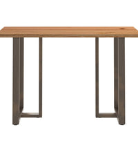 Esstisch mit Baumkanten 180x80x74cm Massivholz Eiche Rechteckig