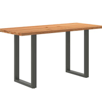 Bartisch Hellbraun 180x80x92 cm Massivholz Eiche Rechteckig