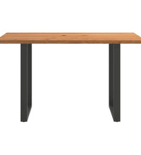 Bartisch Hellbraun 180x80x102 cm Massivholz Eiche Rechteckig