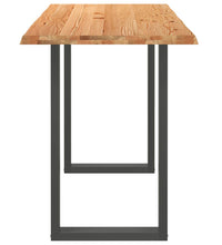 Bartisch Hellbraun 180x80x102 cm Massivholz Eiche Rechteckig