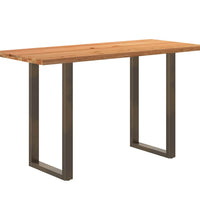 Bartisch Hellbraun 180x80x112 cm Massivholz Eiche Rechteckig