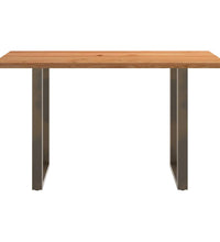 Bartisch Hellbraun 180x80x112 cm Massivholz Eiche Rechteckig