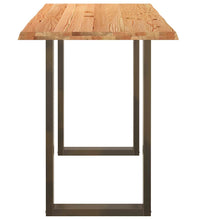 Bartisch Hellbraun 180x80x112 cm Massivholz Eiche Rechteckig