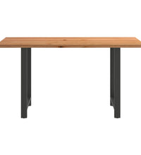 Bartisch Hellbraun 180x80x112 cm Massivholz Eiche Rechteckig