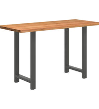 Bartisch Hellbraun 180x80x112 cm Massivholz Eiche Rechteckig