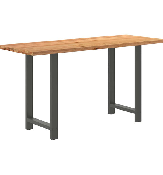 Bartisch Hellbraun 200x80x112 cm Massivholz Eiche Rechteckig