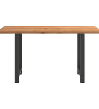 Bartisch Hellbraun 200x80x112 cm Massivholz Eiche Rechteckig