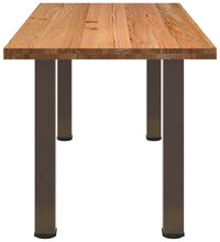 Esstisch Hellbraun 200x80x74 cm Massivholz Eiche Rechteckig