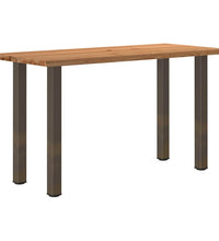 Bartisch Hellbraun 200x80x92 cm Massivholz Eiche Rechteckig