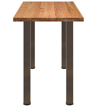 Bartisch Hellbraun 200x80x92 cm Massivholz Eiche Rechteckig