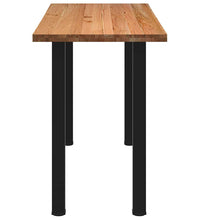 Bartisch Hellbraun 200x80x112 cm Massivholz Eiche Rechteckig