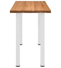 Bartisch Hellbraun 200x80x112 cm Massivholz Eiche Rechteckig