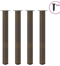 Bartisch Hellbraun 200x80x112 cm Massivholz Eiche Rechteckig