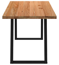 Esstisch Hellbraun 200x80x74 cm Massivholz Eiche Rechteckig