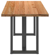 Esstisch Hellbraun 200x80x74 cm Massivholz Eiche Rechteckig