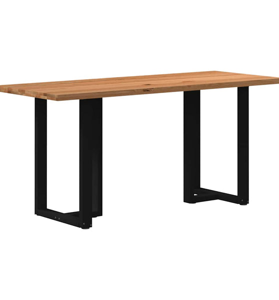 Bartisch Hellbraun 200x80x92 cm Massivholz Eiche Rechteckig