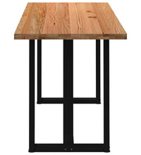 Bartisch Hellbraun 200x80x92 cm Massivholz Eiche Rechteckig