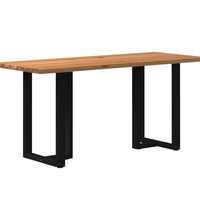 Bartisch Hellbraun 200x80x92 cm Massivholz Eiche Rechteckig