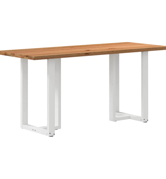 Bartisch Hellbraun 200x80x92 cm Massivholz Eiche Rechteckig