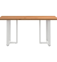 Bartisch Hellbraun 200x80x92 cm Massivholz Eiche Rechteckig