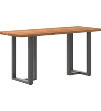 Bartisch Hellbraun 200x80x92 cm Massivholz Eiche Rechteckig