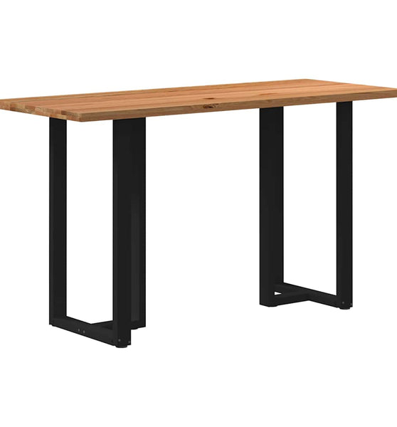 Bartisch Hellbraun 200x80x102 cm Massivholz Eiche Rechteckig