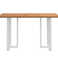 Bartisch Hellbraun 200x80x102 cm Massivholz Eiche Rechteckig