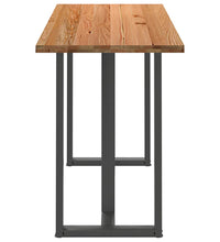 Bartisch Hellbraun 200x80x102 cm Massivholz Eiche Rechteckig