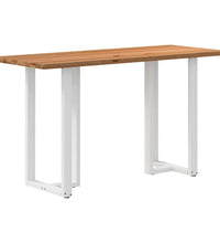 Bartisch Hellbraun 200x80x112 cm Massivholz Eiche Rechteckig