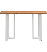 Bartisch Hellbraun 200x80x112 cm Massivholz Eiche Rechteckig