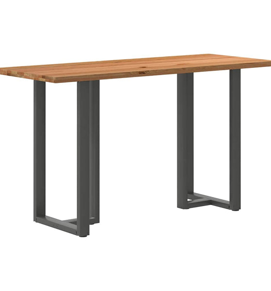 Bartisch Hellbraun 200x80x112 cm Massivholz Eiche Rechteckig