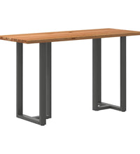 Bartisch Hellbraun 200x80x112 cm Massivholz Eiche Rechteckig