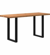 Bartisch Hellbraun 200x80x92 cm Massivholz Eiche Rechteckig