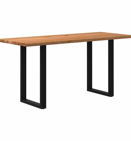 Bartisch Hellbraun 200x80x92 cm Massivholz Eiche Rechteckig