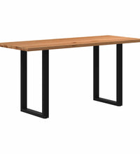 Bartisch Hellbraun 200x80x92 cm Massivholz Eiche Rechteckig