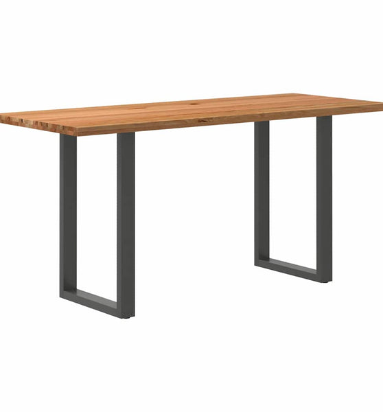 Bartisch Hellbraun 200x80x92 cm Massivholz Eiche Rechteckig