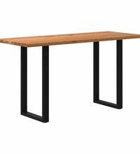 Bartisch Hellbraun 200x80x102 cm Massivholz Eiche Rechteckig