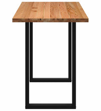 Bartisch Hellbraun 200x80x102 cm Massivholz Eiche Rechteckig