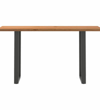 Bartisch Hellbraun 200x80x102 cm Massivholz Eiche Rechteckig