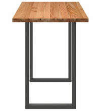 Bartisch Hellbraun 200x80x102 cm Massivholz Eiche Rechteckig